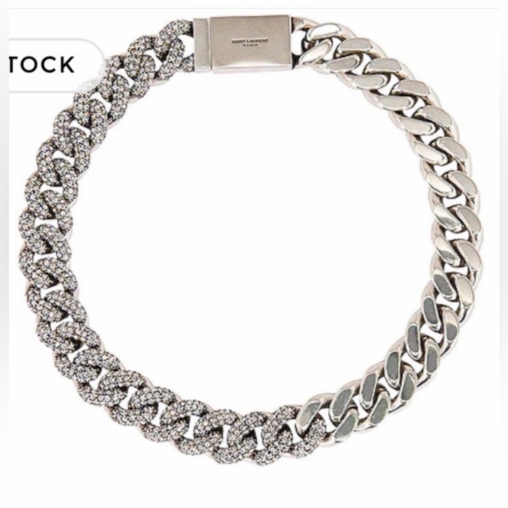 YSL SAINT LAURENT CHOKER NECKLACE - Picture 6 of 8